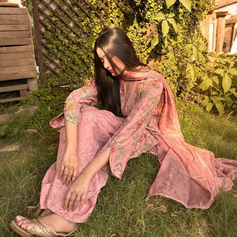 Zeenat–Floral Print-3 Piece Set