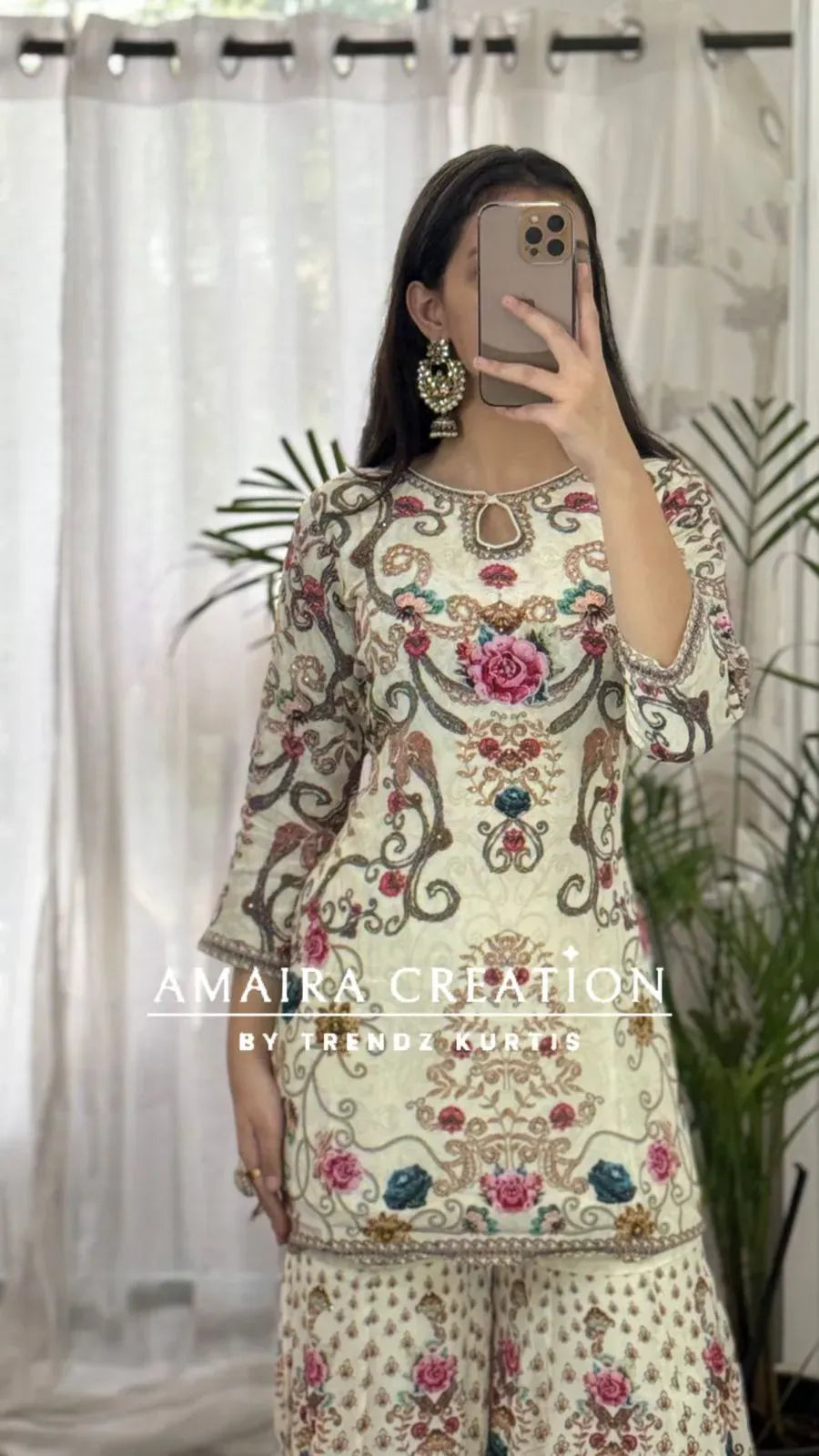 Premium Floral Dgital Printed Kurti Set for Women